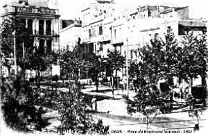 Oran - Place du Boulevard National - 1902